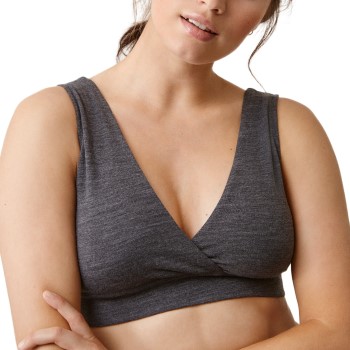 Boob Bh The Go-To Merino wool bra Mørkgrå  merinould Medium Dame