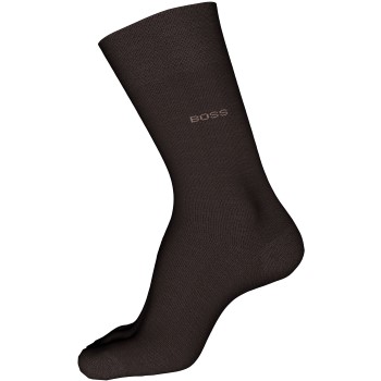 BOSS Strømper Business Mercerized Cotton George Finest Sock Brun merciseret bomuld Str 43/44 Herre