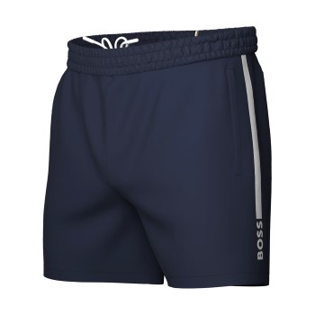 BOSS Badebukser Dolphin Recycled Swim Shorts Mørkblå polyester Small Herre