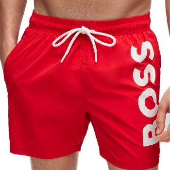 BOSS Badebukser Octopus Swimshort Rød polyamid X-Large Herre