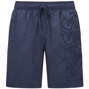 BOSS Badebukser Whale Swimshorts Blå polyamid Large Herre