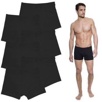 Bread & Boxers Bread and Boxers Boxer Briefs 6P Sort økologisk bomuld Medium Herre