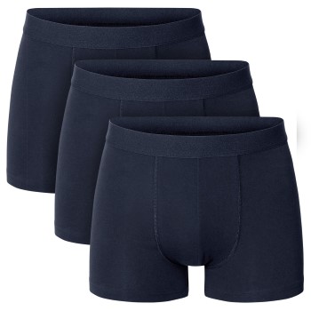 Bread & Boxers Bread and Boxers Boxer Briefs 3P Marineblå økologisk bomuld Large Herre