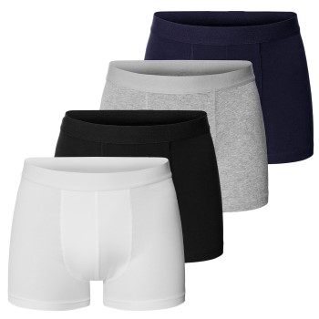 Bread & Boxers Bread and Boxers Organic Cotton Boxers 4P Flerfarvet økologisk bomuld X-Small Herre