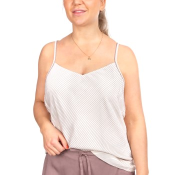 Calvin Klein Woven Viscose Camisole Creme viskose Small Dame