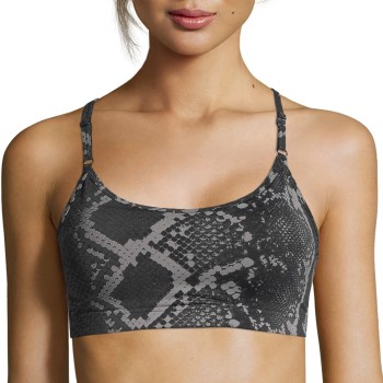 Casall Bh Strappy Sports Bra Mørkgrå  polyamid Large Dame