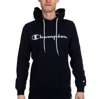 Se Champion American Classics Men Hooded Sweatshirt Marineblå Medium Herre ved Timarco