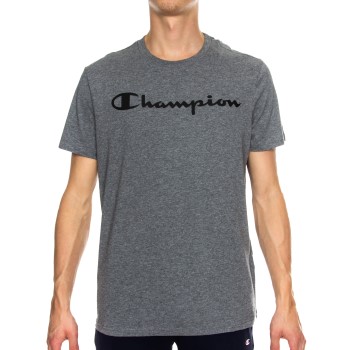 Se Champion Classics Men Crewneck T-shirt Grå bomuld X-Large Herre ved Timarco