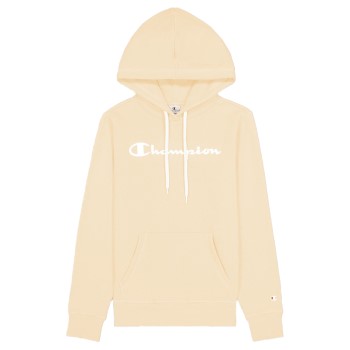 Se Champion Classics Women Hooded Sweatshirt Beige X-Large Dame ved Timarco