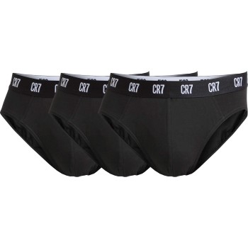 CR7 Cristiano Ronaldo 3P Basic Brief Sort bomuld Medium Herre