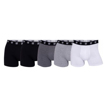 CR7 Cristiano Ronaldo 5P Cotton Trunks Sort/Grå bomuld Small Herre