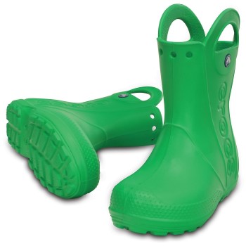 Crocs Handle It Rain Boots Kids Grøn US J3 (EU 34-35) Barn