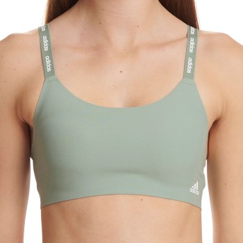 adidas Bh BOS Micro Cut Free Scoop Lounge Bra Oliven Large Dame