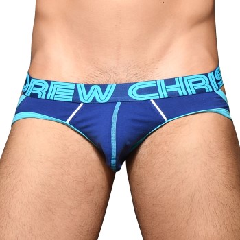 Andrew Christian Show-It Retro Pop Comfort Jock Blå/Turkise bomuld X-Large Herre