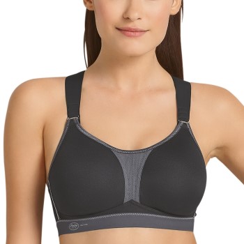 Anita Bh Active Racerback Sports Bra Sort/Grå A 75 Dame