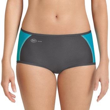 Anita Trusser Active Sporty Brief Panty Grå/Turkise 38 Dame