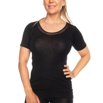 Femilet Juliana T-shirt Sort merinould 42 Dame