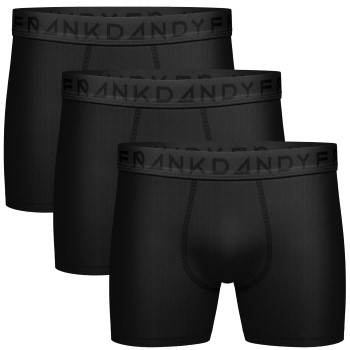 Frank Dandy 3P Legend Organic Boxers Sort økologisk bomuld Medium Herre