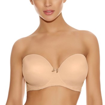 Freya Bh Deco Moulded Strapless Bra Beige B 80 Dame