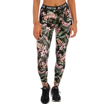 Freya Ecosculpt Leggings Sort mønstret Large Dame