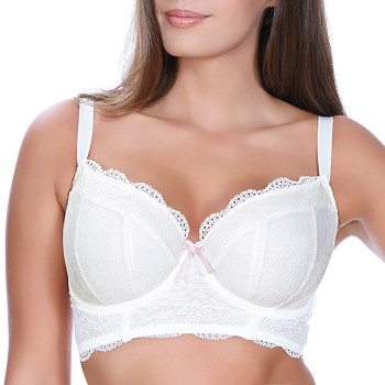 Freya Bh Fancies Underwire Longline Bra Hvid B 80 Dame