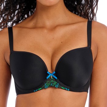 Freya Bh Show Off Underwired Moulded Plunge Bra Sort I 70 Dame