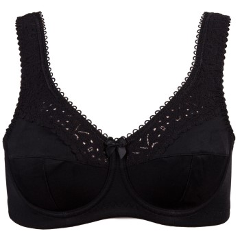 Damella Bh Classic Underwire Lace Bra Sort B 75 Dame