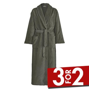 Damella Modal Terry Robe Oliven Small Dame