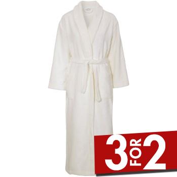 Damella Modal Terry Robe Hvid Small Dame