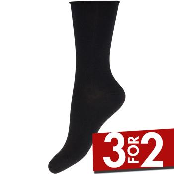 Decoy Strømper Bamboo Thin Socks Sort Strl 37/41 Dame