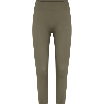 Se Decoy Seamless Capri Leggins Grøn M/L Dame ved Timarco