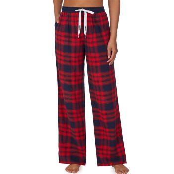 DKNY Just Checking In Sleep Pant Rød Mønster  X-Small Dame