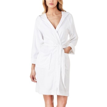 Se DKNY Homewear DKNY New Signature Robe 259 Hvid Large Dame ved Timarco