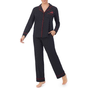 Se DKNY Homewear DKNY Season of Giving Pyjamas Sort/Hvid Small Dame ved Timarco