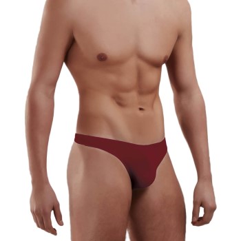 Doreanse Men Basic Thong Vinrød  Large Herre