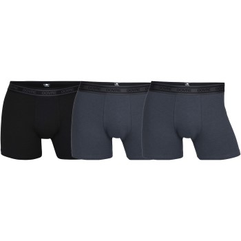 Dovre 3P Bamboo Boxer Tights Sort/Grå Large Herre