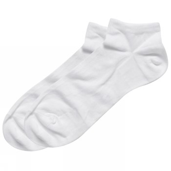 Dovre Strømper 2P Cotton Sneaker Sock Hvid Str 40/45 Herre