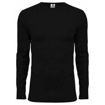 Dovre Long Sleeve Crew Neck Sort bomuld Small Herre