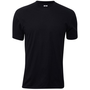 Dovre Singel Jersey T-Shirt Sort bomuld Large Herre