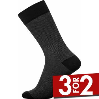 Egtved Strømper Bamboo Sock Sort Str 45/48 Herre