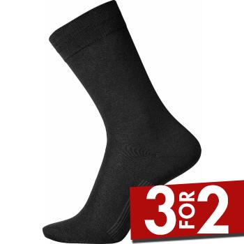 Egtved Strømper Cotton Socks Sort Str 40/45