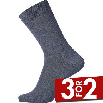 Egtved Strømper Cotton Socks Blå Str 45/48