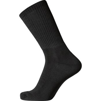 Egtved Strømper Cotton Terry Sole Sock Sort Str 45/48 Herre