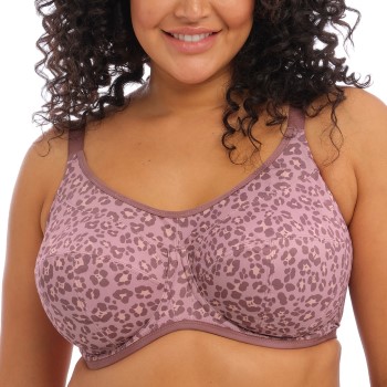 Elomi Bh Energise Underwire Sport Support Bra Rosa Mønster  G 95 Dame