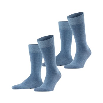 Falke KGaA Falke Strømper 2P Happy Socks Denim Str 47/50 Herre