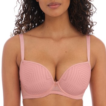 Freya Bh Tailored Uw Moulded Plunge T-Shirt Bra Rosa C 80 Dame