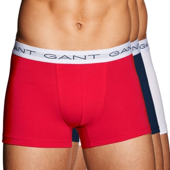 Gant 3P Cotton Stretch Boxer Flerfarvet bomuld Large Herre