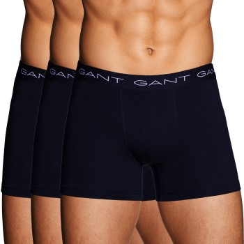 Gant 3P Cotton Stretch Boxer Marineblå bomuld X-Large Herre