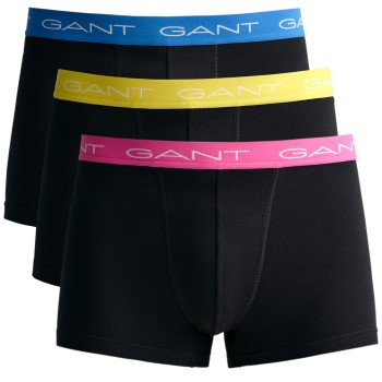 Gant 3P Cotton Trunks Rosa bomuld Large Herre