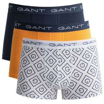 Gant 3P Icon G Trunk Blå/Gul bomuld X-Large Herre